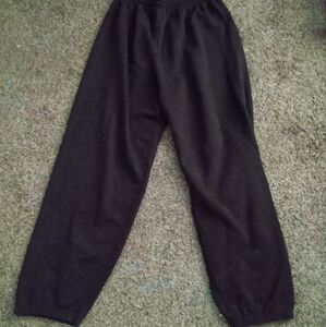 Hanes black sweats size medium